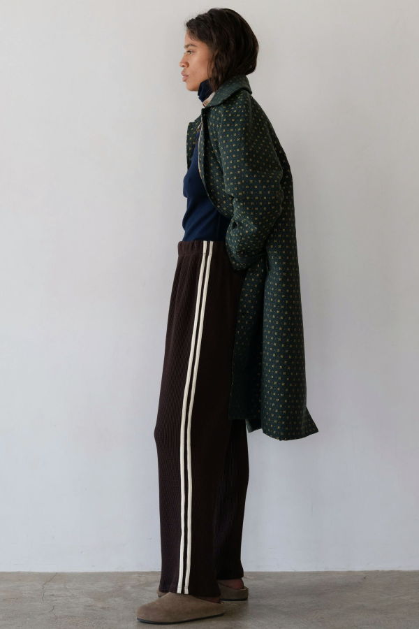 Donni. The Thermal Crop Stripe Pant