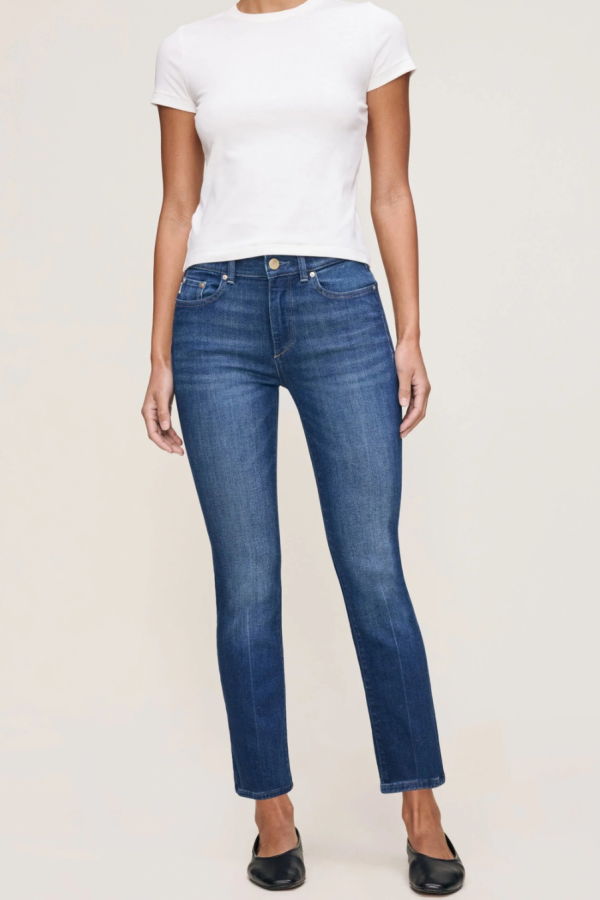 DL 1961 Mara Straight Mid-Rise Instasculpt Jean - Santa Monica