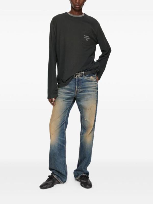 Acne Studios Tunic Top - Faded Black