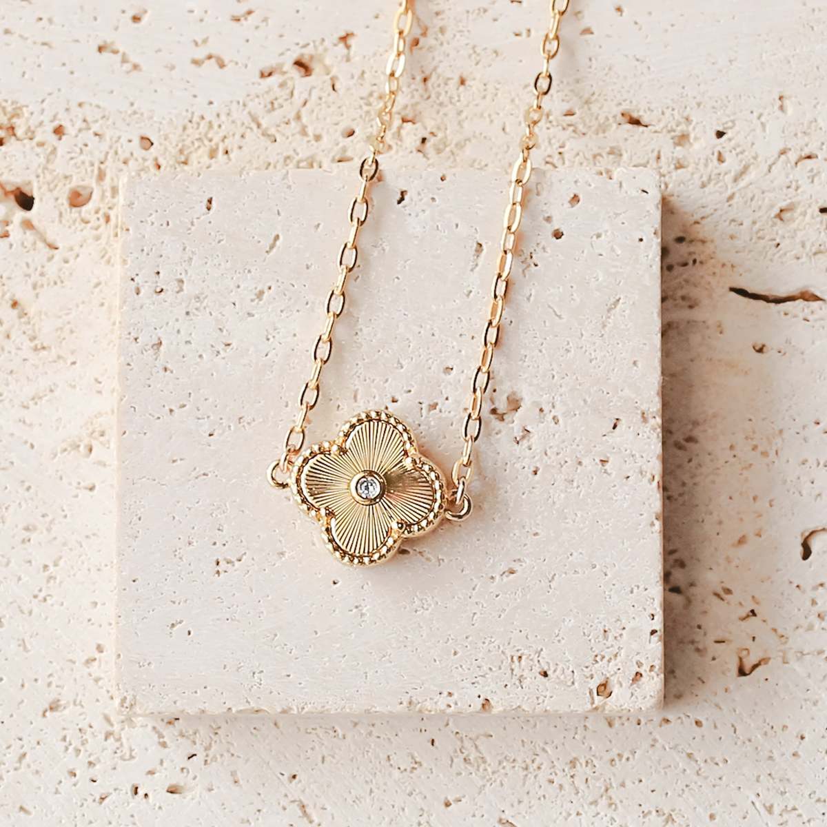 Bowood Lane Arden 14mm Necklace - Gold - Image 2 of 5