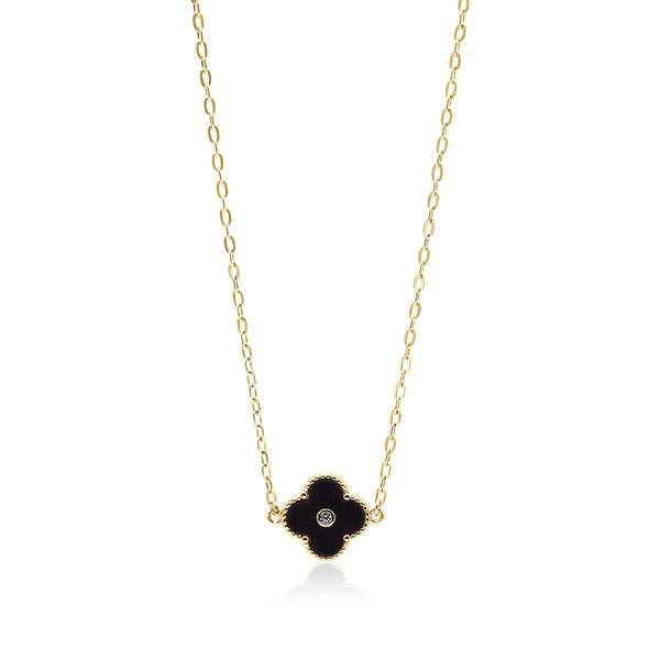 Bowood Lane Arden 14mm Necklace - Black