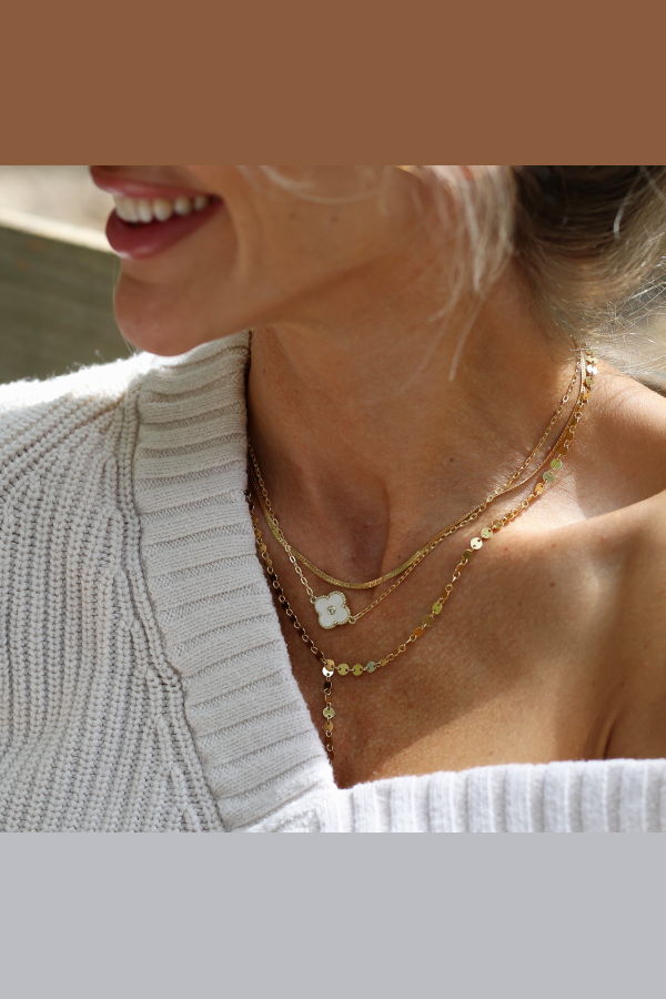 Bowood Lane Arden Necklace - Mother Of Pearl