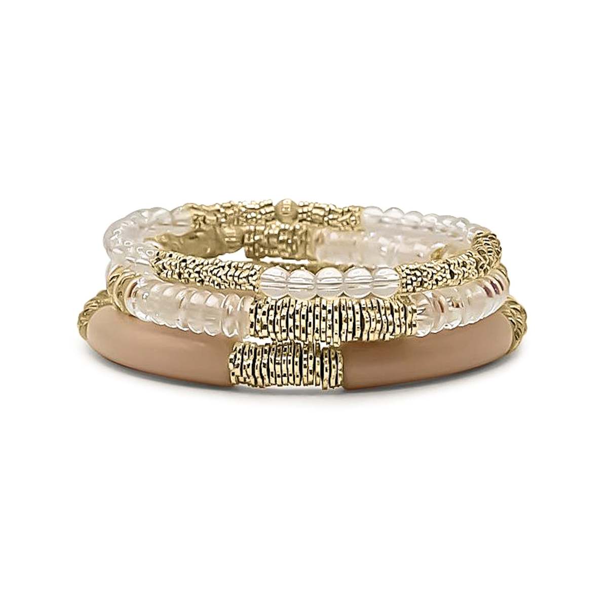 Bowood Lane Clearwater Beach Bracelet Stack - Neutral - Image 1 of 3