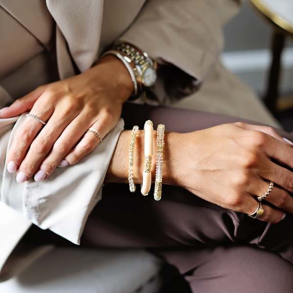 Bowood Lane Clearwater Beach Bracelet Stack - Neutral