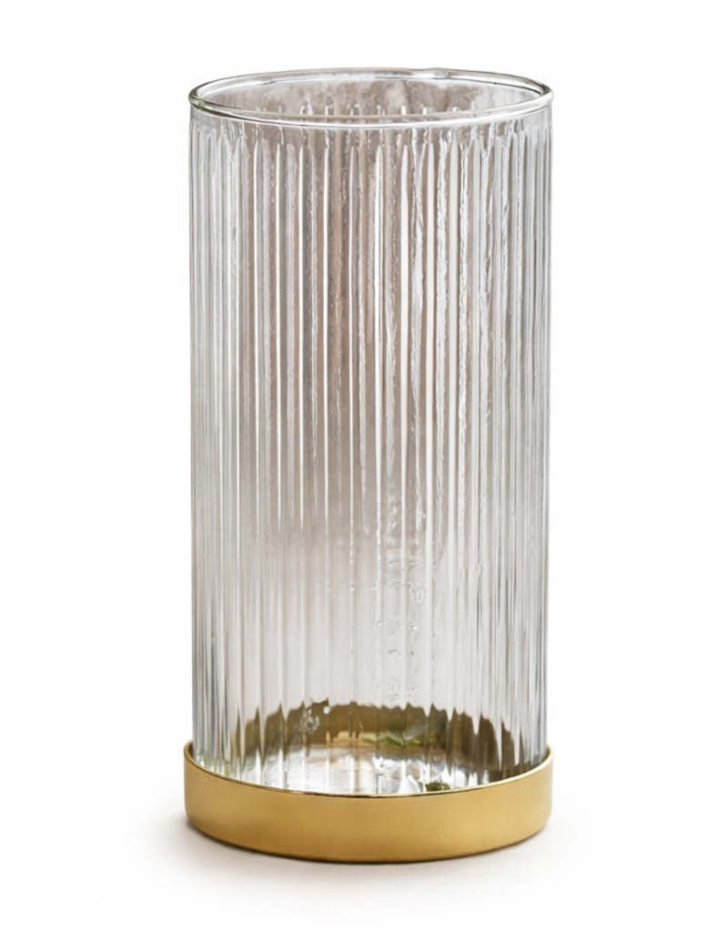 Fluted Glass Vase - Thumbnail 2