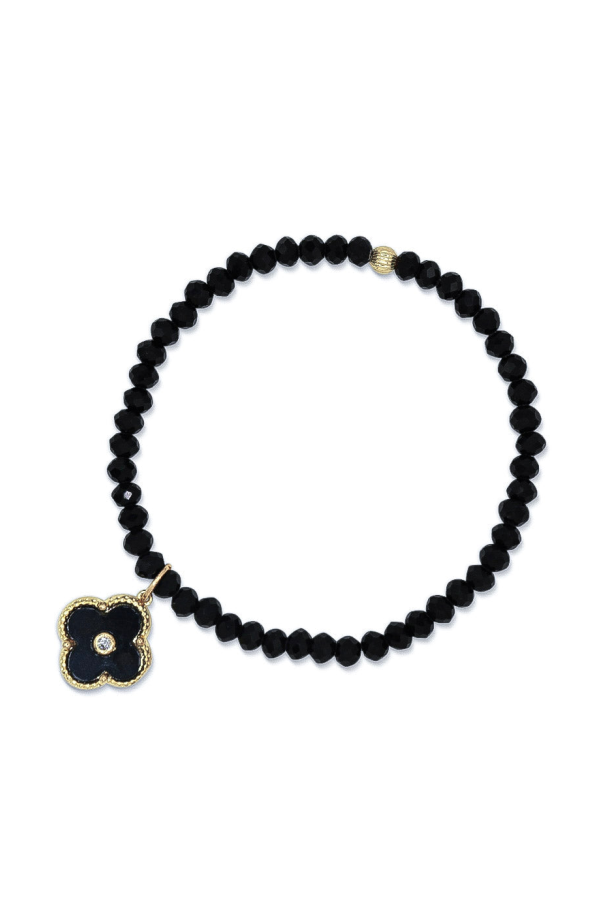 Bowood Lane Knox Charm Bracelet - Black