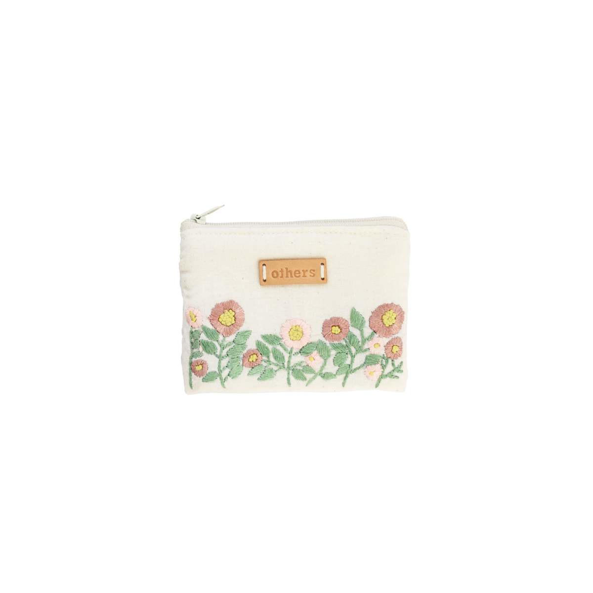 Other’s Trade for Hope Embroidered Coin Purse - White Floral Pink - Image 1 of 3