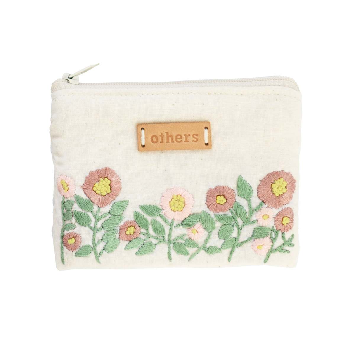Other’s Trade for Hope Embroidered Coin Purse - White Floral Pink - Image 3 of 3