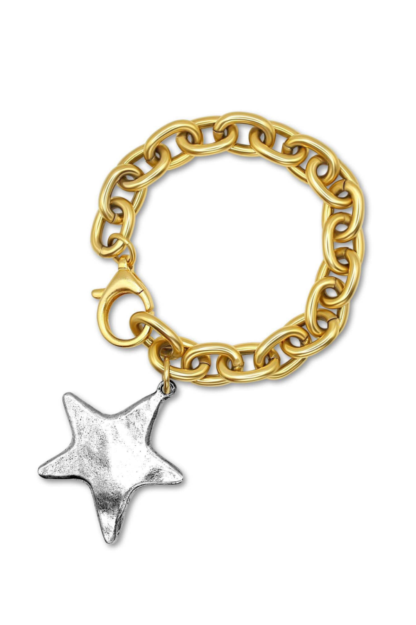 Bowood Lane Prescott Bracelet - Gold/Silver Star