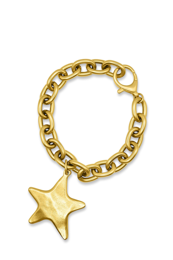 Bowood Lane Prescott Bracelet - Gold/Gold Star