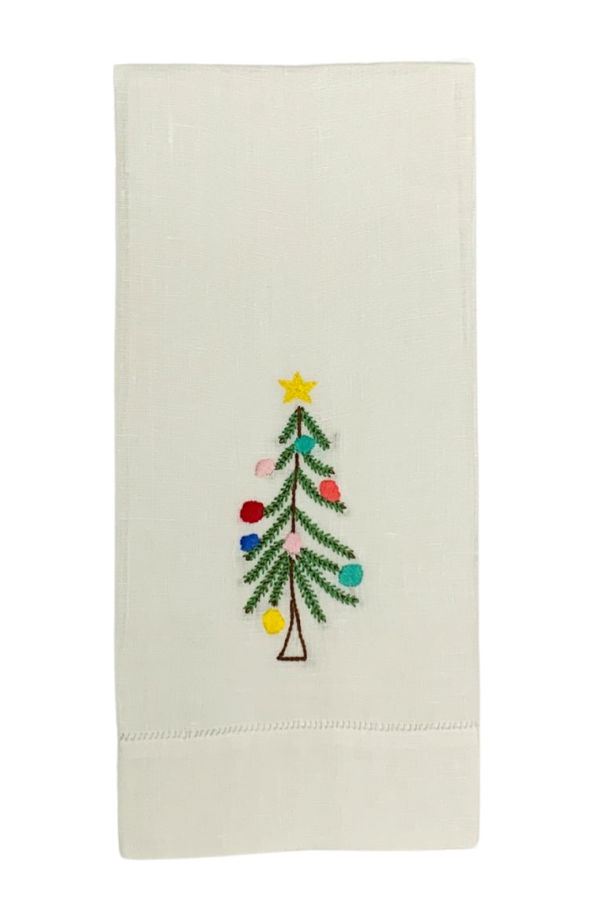 Maison d'Haiti Rustic Christmas Tree Tea Towel