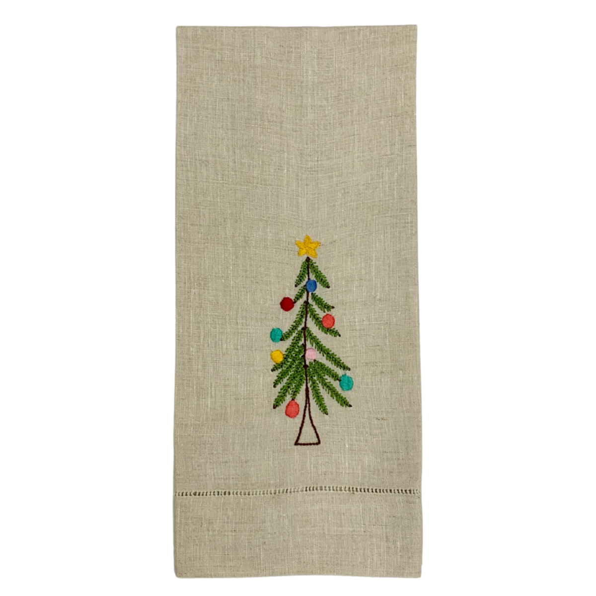 Maison d'Haiti Rustic Christmas Tree Tea Towel - Image 5 of 5