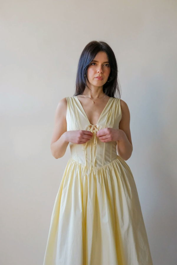 Shae Butter Dress - Yellow