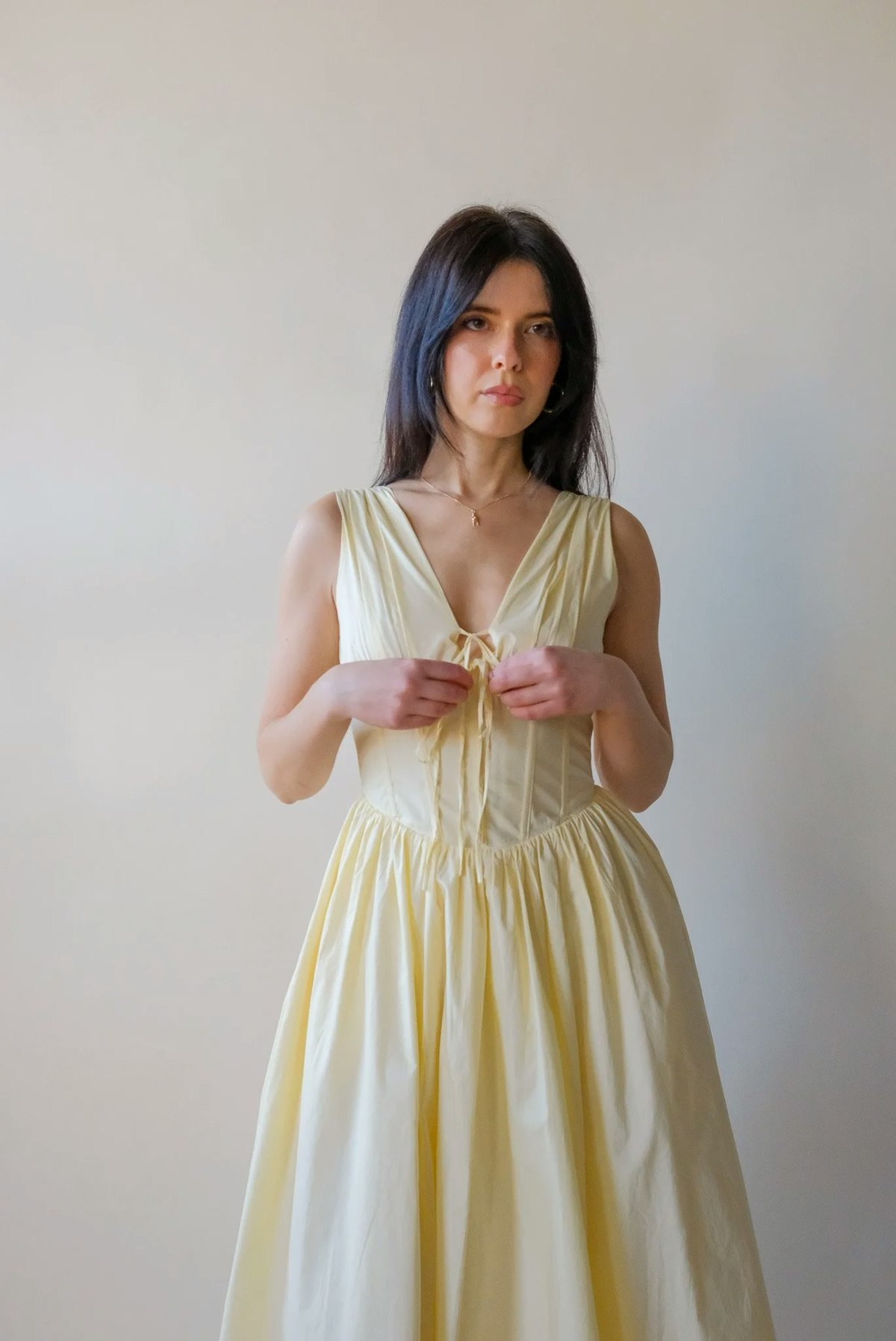Shae Butter Dress - Yellow - Image 2 of 8