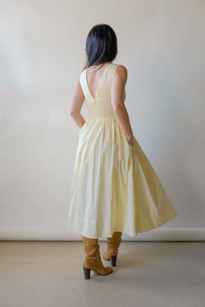 Shae Butter Dress - Yellow
