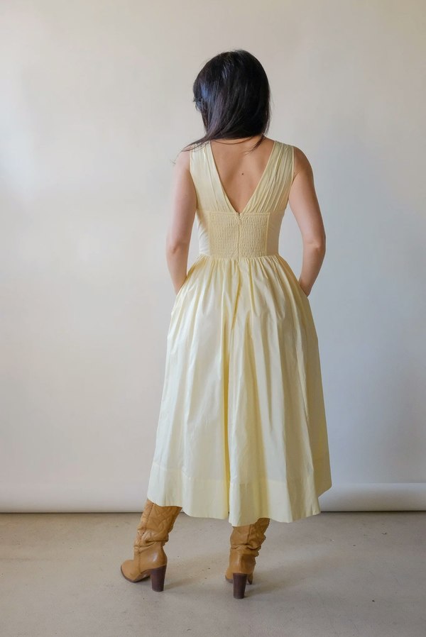 Shae Butter Dress - Yellow