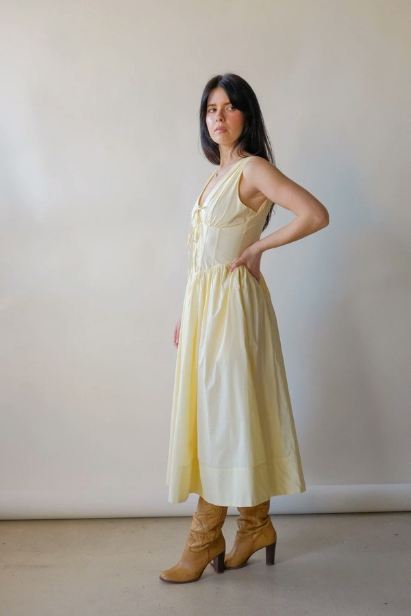Shae Butter Dress - Yellow