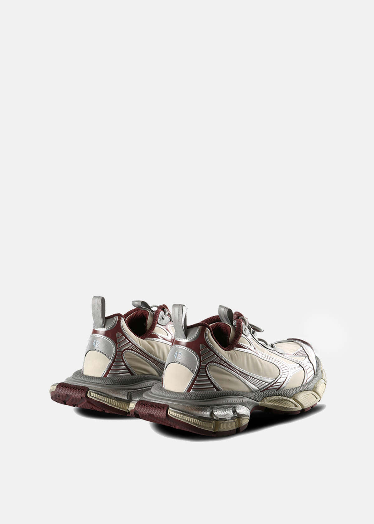 Balenciaga 3XL Sneakers - Beige / Brown - Image 3 of 3