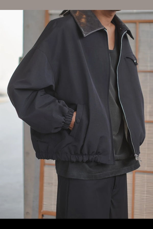 REFOMED Doka Nylon Tarp Jacket - Black