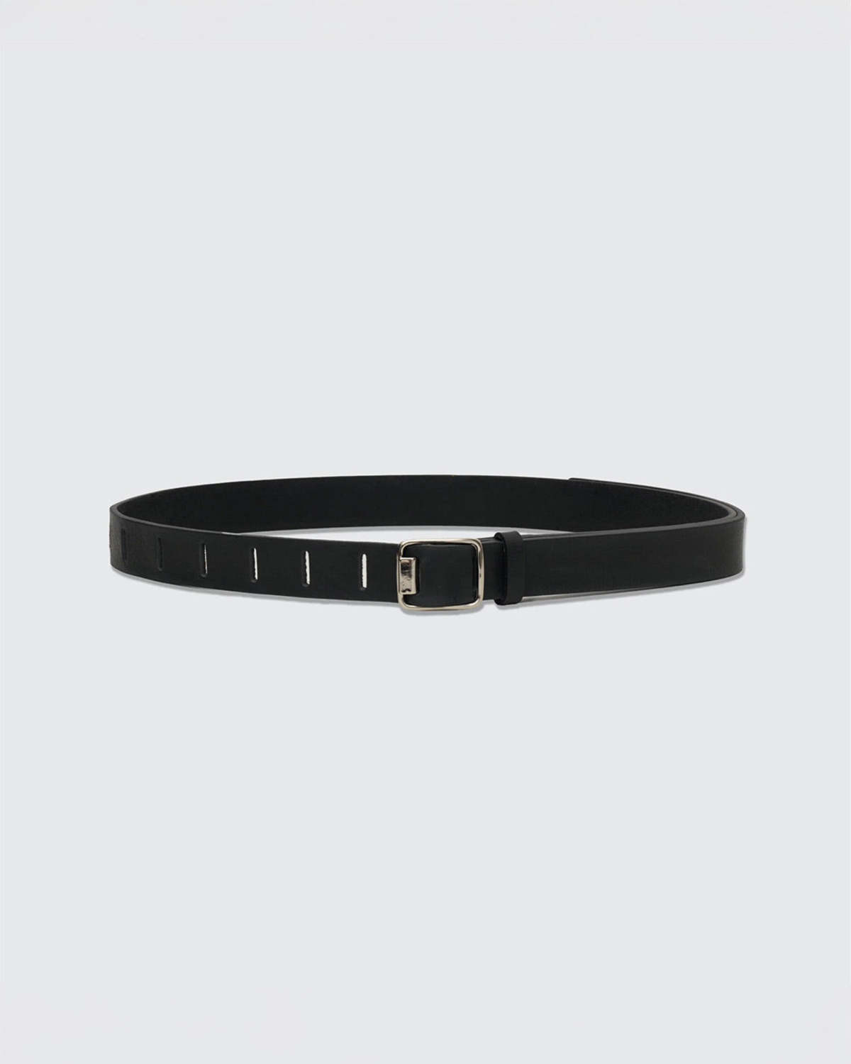 Yoke Wide Leather Belt - Black - Image 1 of 2