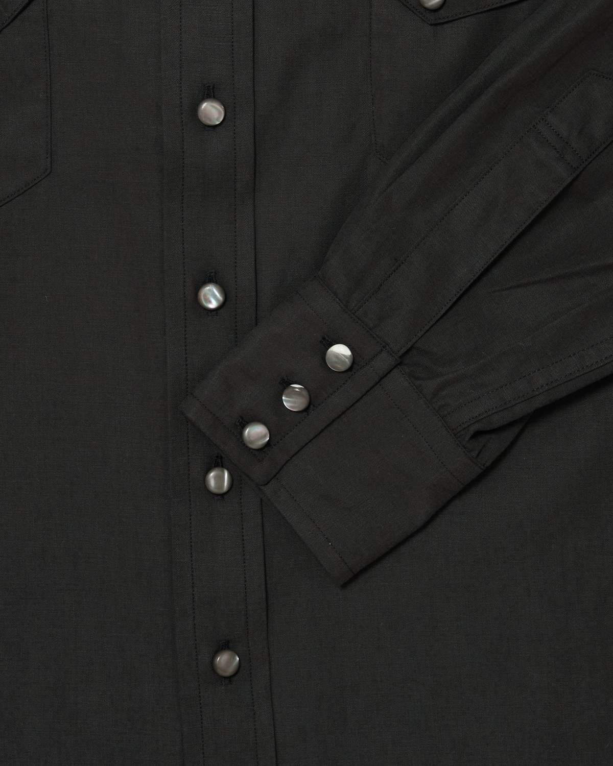 Taiga Takahashi Lot.118 Cowboy Shirt - Charcoal - Image 6 of 8