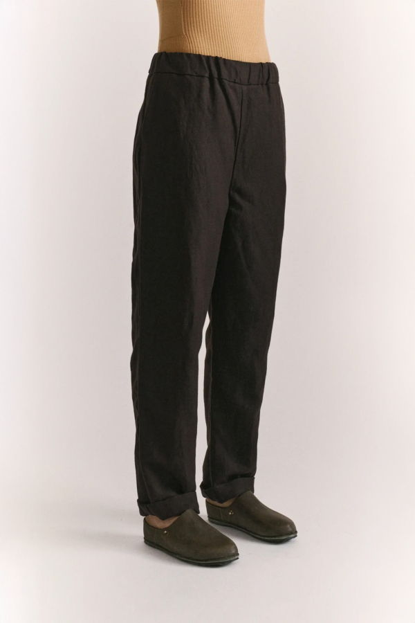 Casey Casey Long Chasse Pant - Dark Brown
