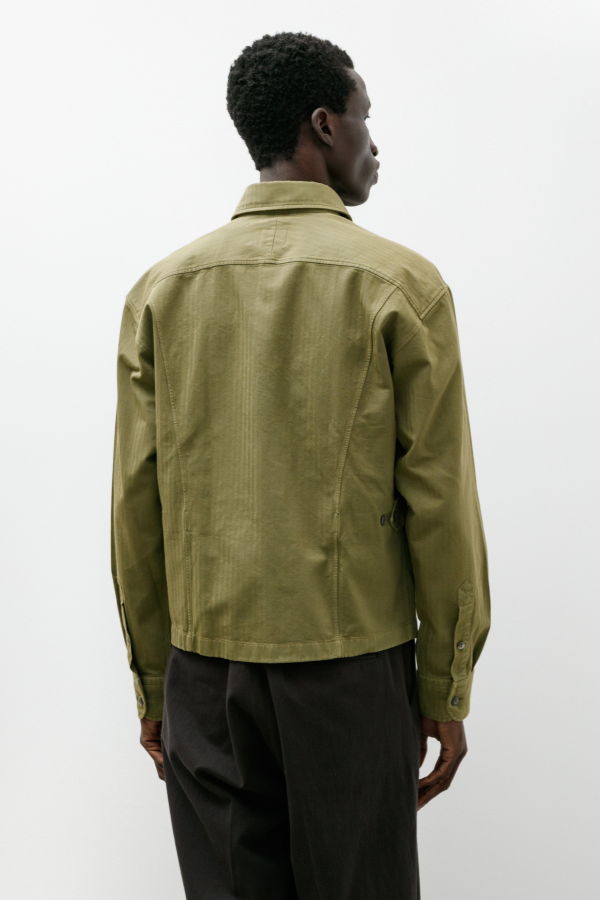 LEJ Mens 2 Pocket Waister Shirt Jacket