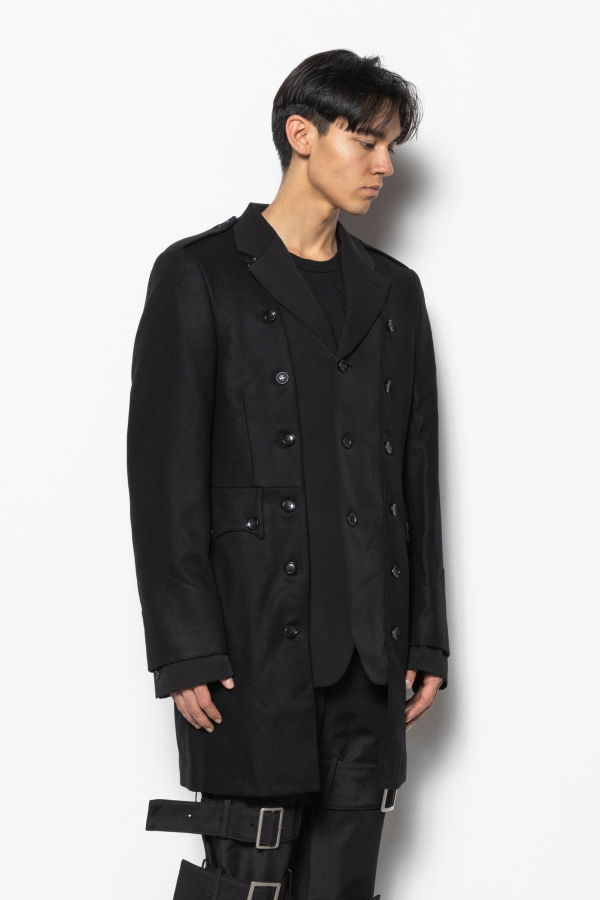 comme des garçons homme plus Wool Gabardine Jacket