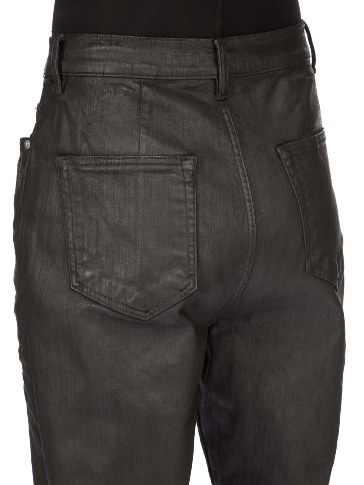 Rick Owens Bolan Bootcut Denim Jeans - Black - Image 3 of 7