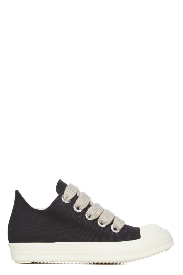 Rick Owens Jumbolace Low Sneakers - Black/Milk