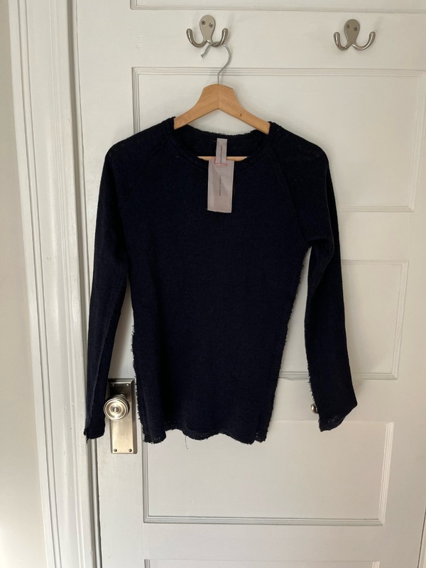 GUDRUN & GUDRUN Barba Crew Neck Top - Blue