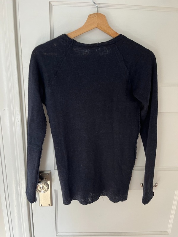 GUDRUN & GUDRUN Barba Crew Neck Top - Blue