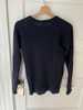 GUDRUN & GUDRUN Barba Crew Neck Top - Blue - Thumbnail 2