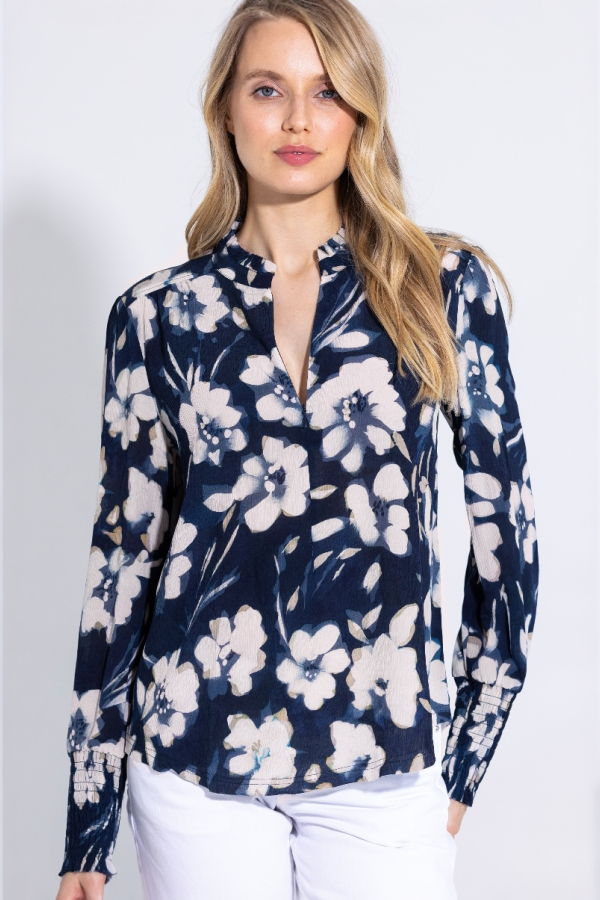 GO SILK Go Soft Spoken Blouse Blouse