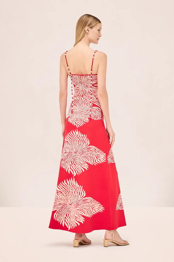Alexis Rayana Midi Dress - Red Bloom