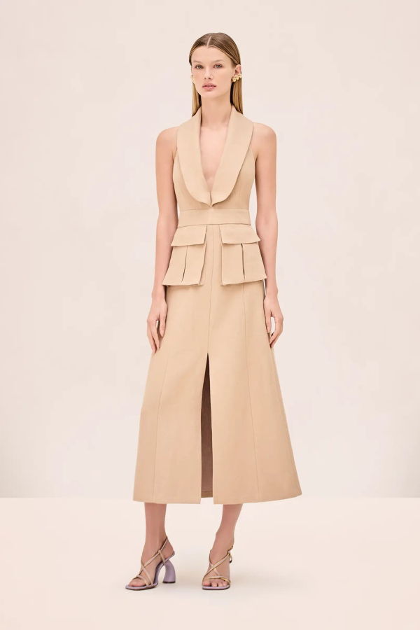 Alexis Sessile Dress - Dune