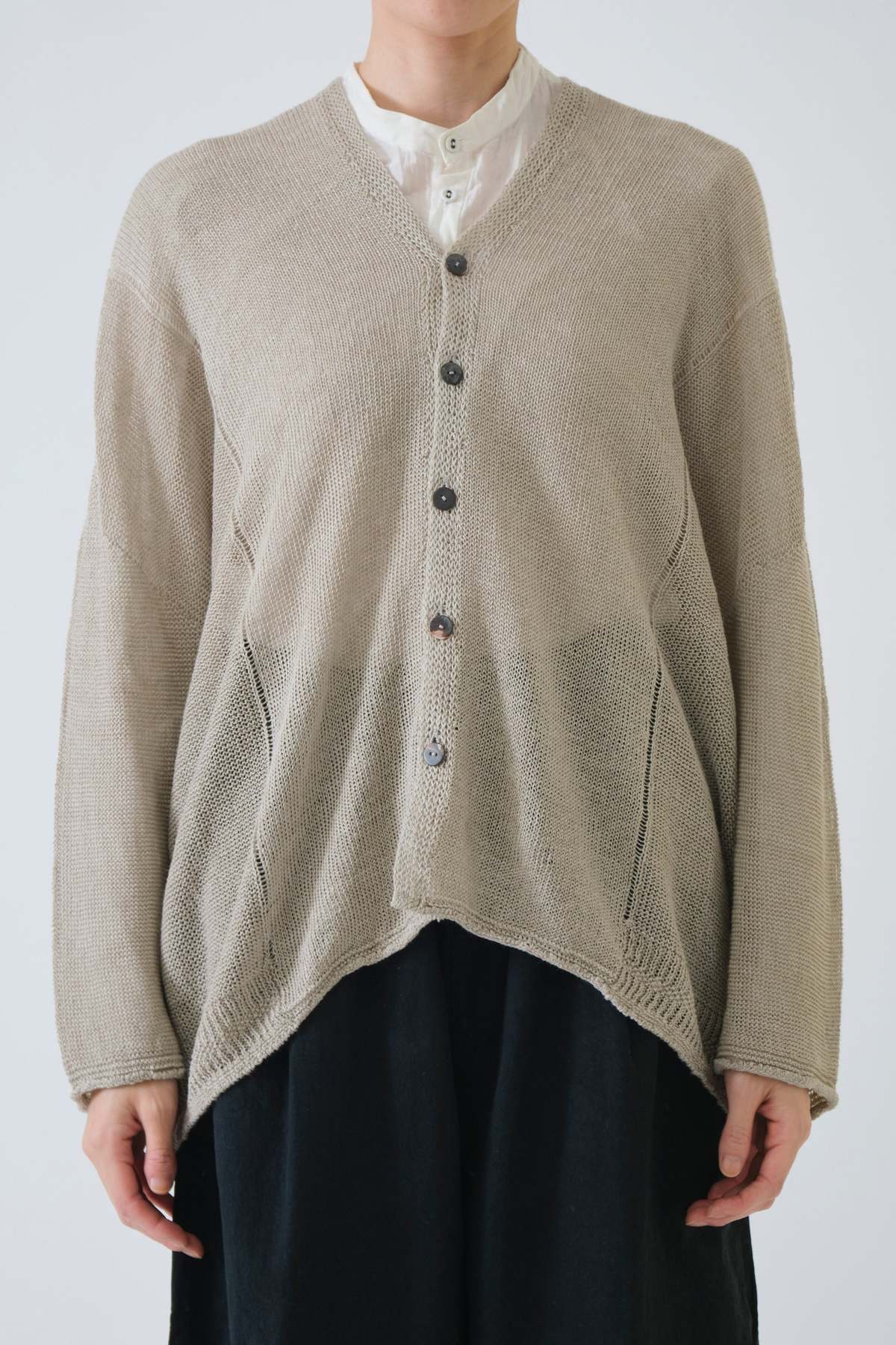 Pas de Calais Normandy Cardigan - Natural - Image 1 of 1