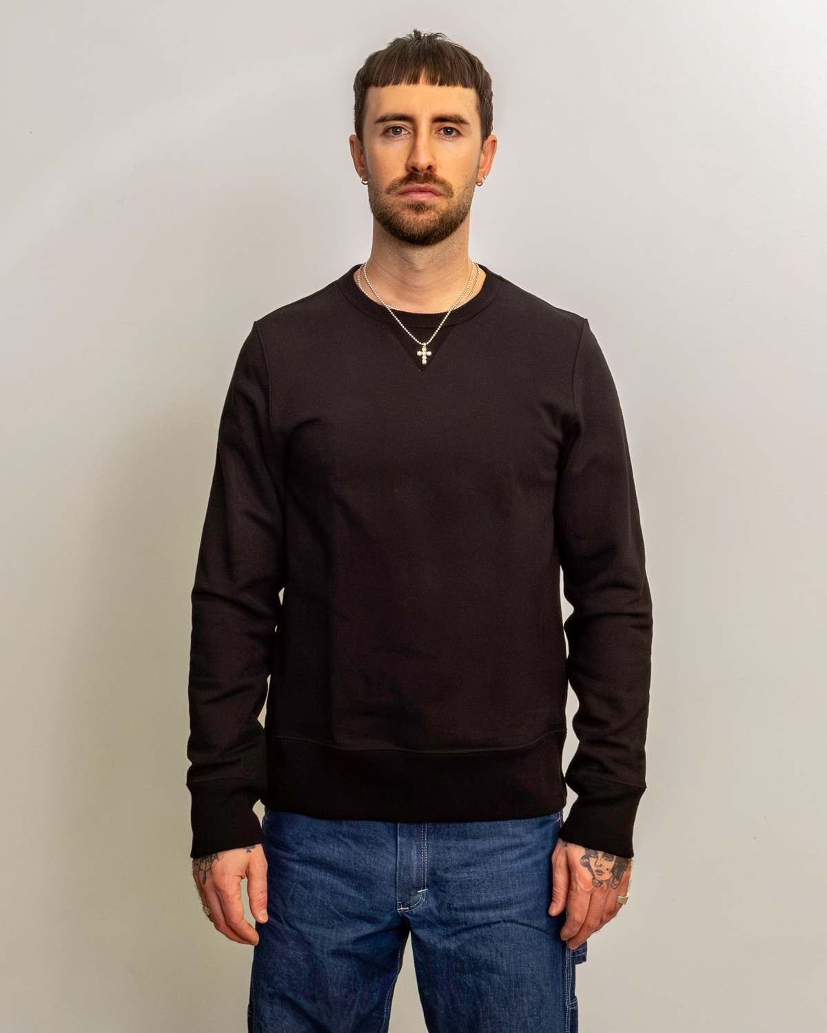 Merz b. Schwanen 3S48 Heavy Loopwheeled Sweatshirt - Image 1 of 5