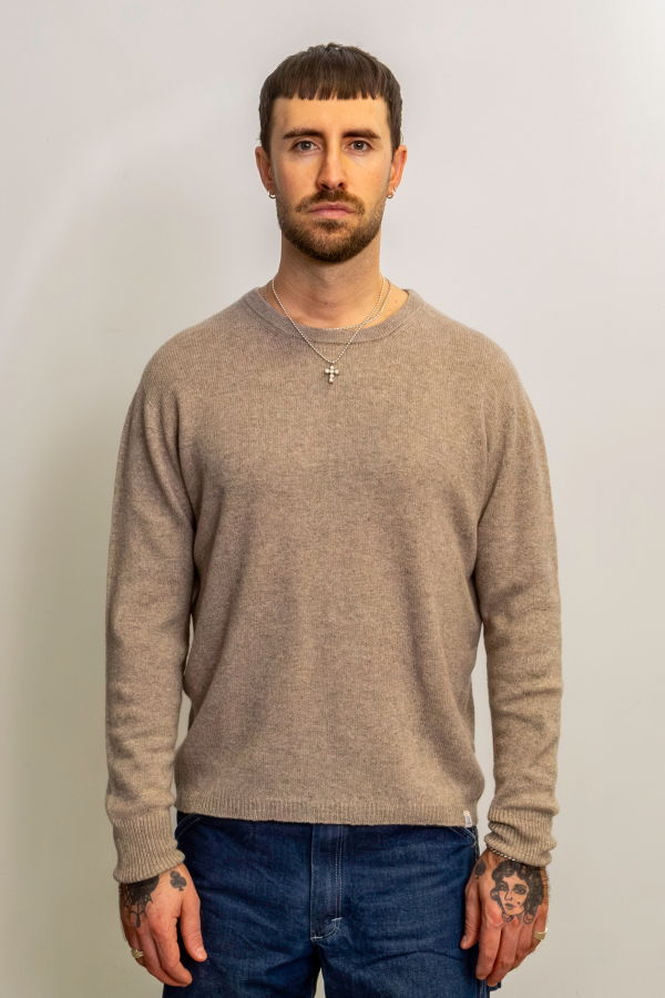 Merz b. Schwanen SKCN02 Lightweight Merino Wool-Cashmere-Silk Sweater