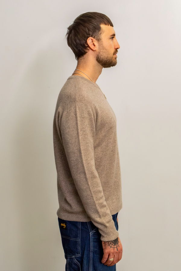 Merz b. Schwanen SKCN02 Lightweight Merino Wool-Cashmere-Silk Sweater