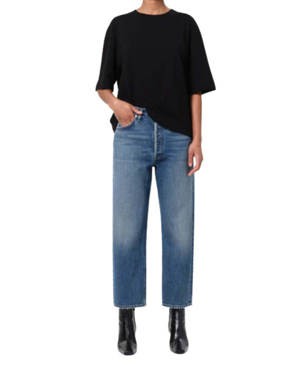 AGOLDE 90's Crop Mid Rise Loose Straight Jeans AGOLDE 90's Crop Mid Rise Loose Straight Jeans