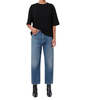 AGOLDE 90's Crop Mid Rise Loose Straight Jeans - Thumbnail 1