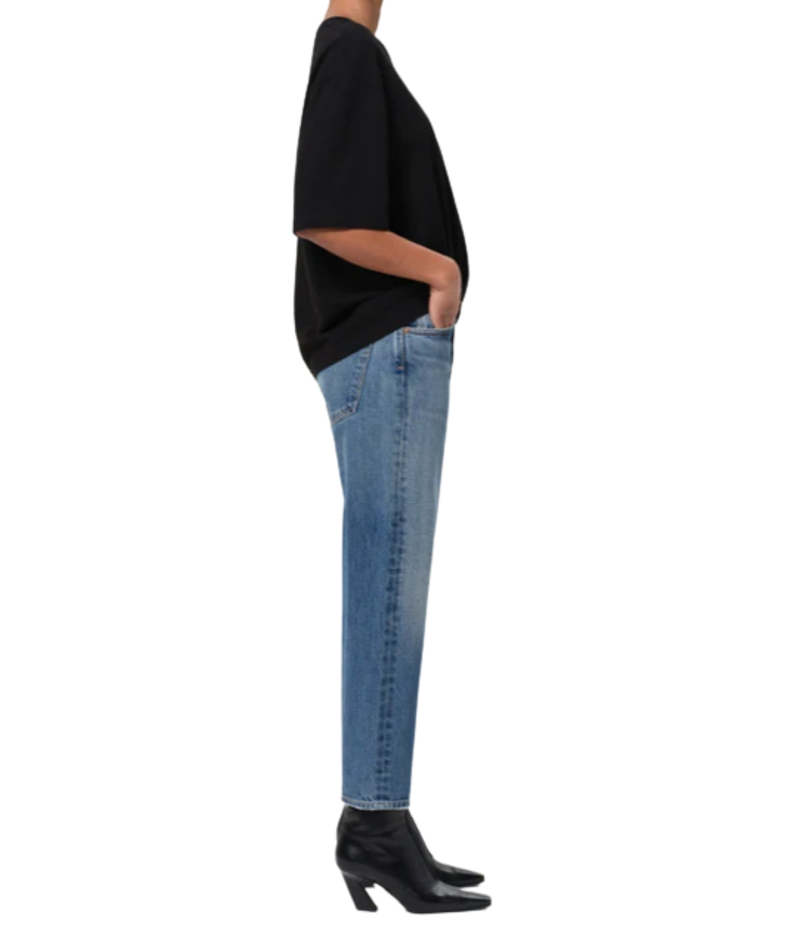 AGOLDE 90's Crop Mid Rise Loose Straight Jeans