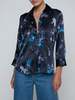 L'agence Dani Blouse Midnight Multi Moon Floral Top - Thumbnail 1
