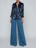 L'agence Dani Blouse Midnight Multi Moon Floral Top - Thumbnail 4