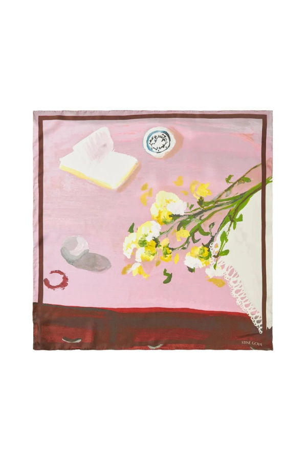 Stine Goya Five Resolutions Silk Scarf - Pink