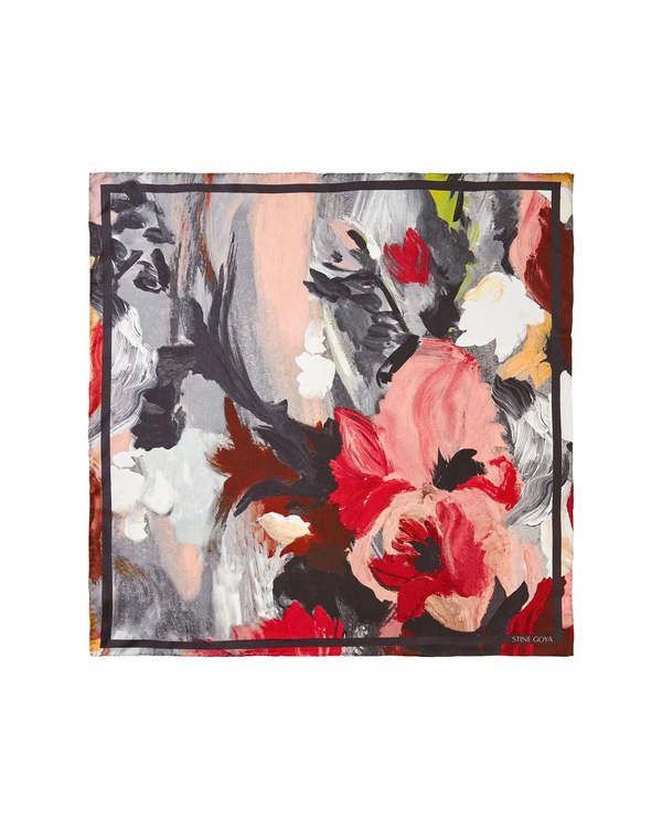 Stine Goya My Garden Scarf - Red Stine Goya My Garden Scarf - Red