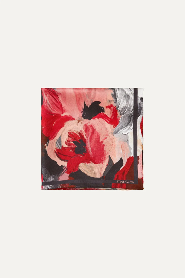 Stine Goya My Garden Scarf - Red