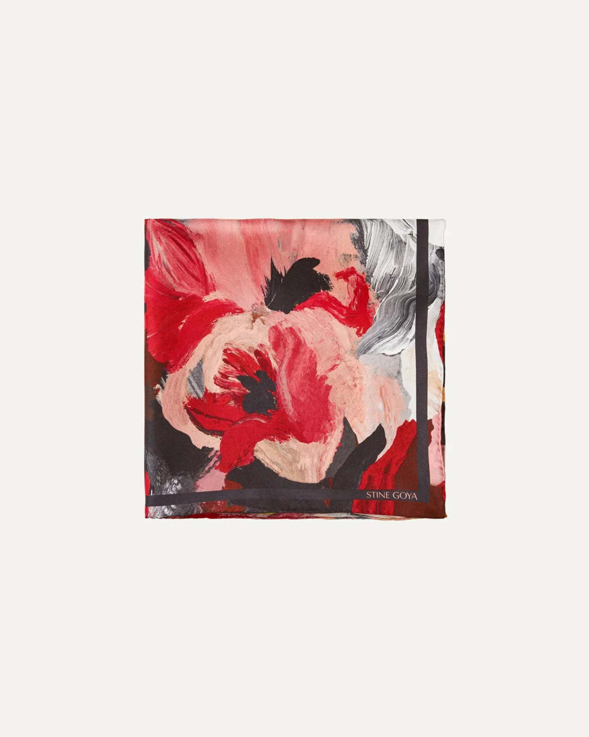 Stine Goya My Garden Scarf - Red - Image 2 of 2