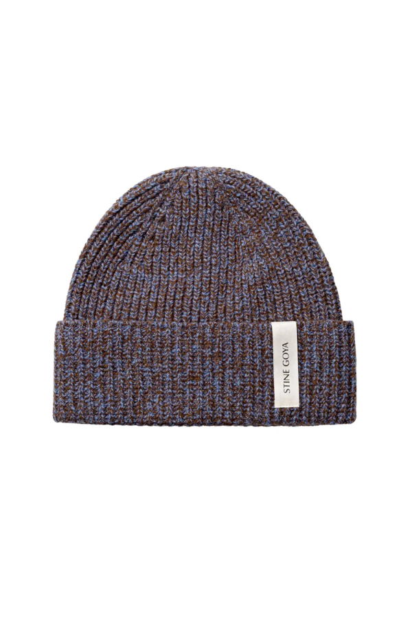 Stine Goya Wool Beanie - Blue